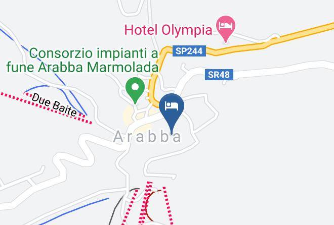 Belluno - Hotel Malita Arabba Maps
