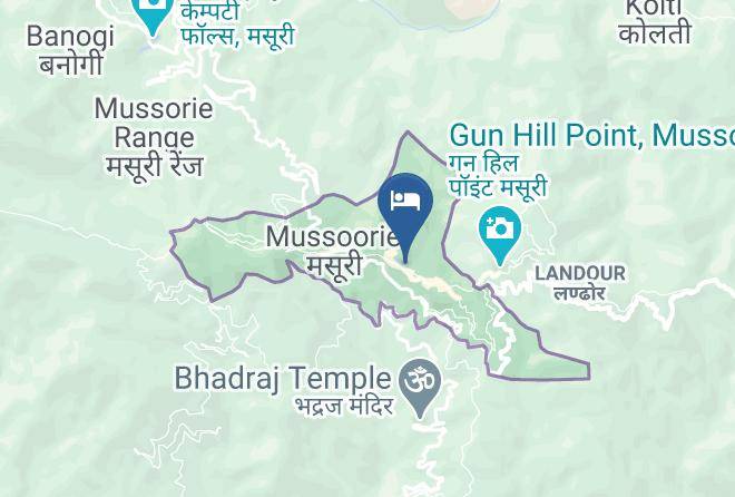 Mussoorie - Hotel Mall Palace Maps