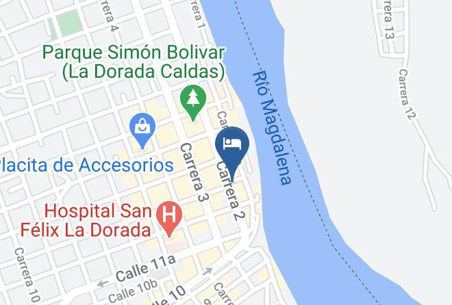 La Dorada - Hotel Mall Santana Del Rio Maps