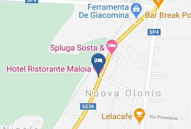 Sondrio - Hotel Ristorante Maloia Maps