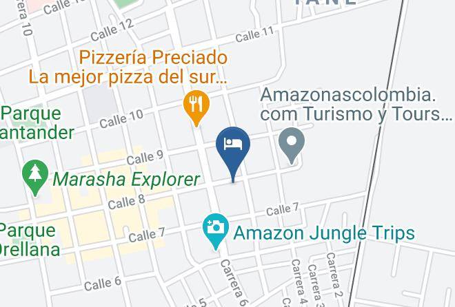 Leticia - Hotel Malokamazonas Maps