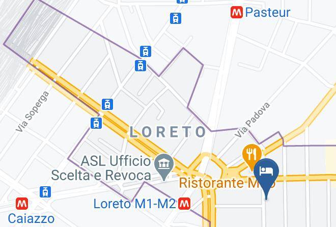 Milan - Albergo Malta Maps