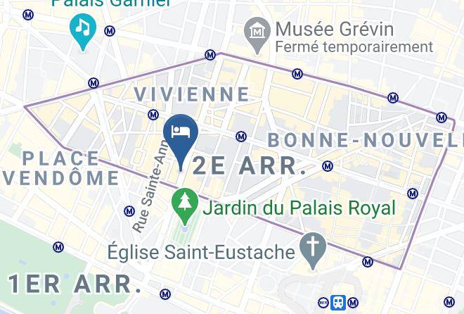 Paris - Hotel Malte Astotel Maps