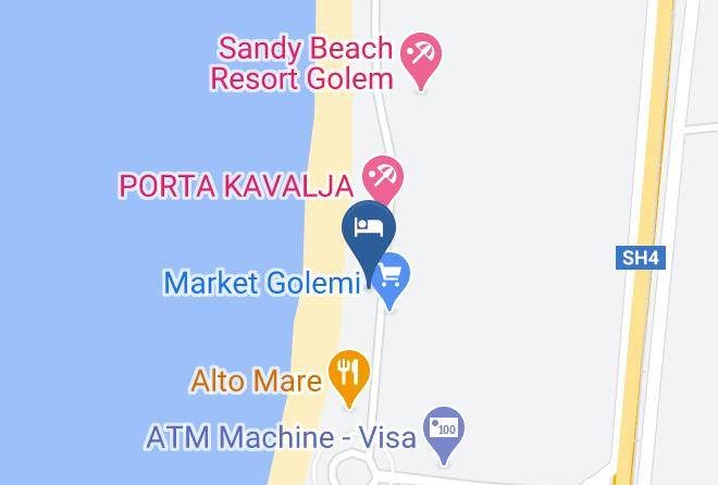 Kavaje - Hotel Malvina Maps