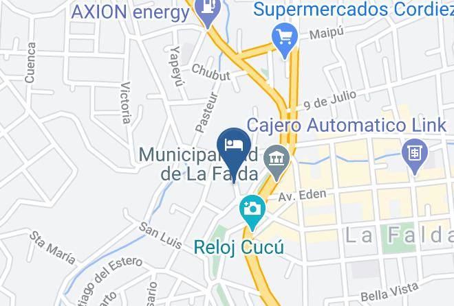 Punilla Department - Hotel Malvinas Maps