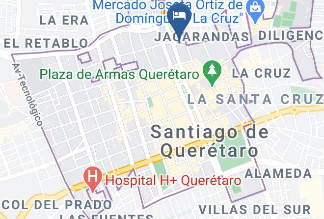 Santiago De Queretaro - Hotel Mama Carlota Maps