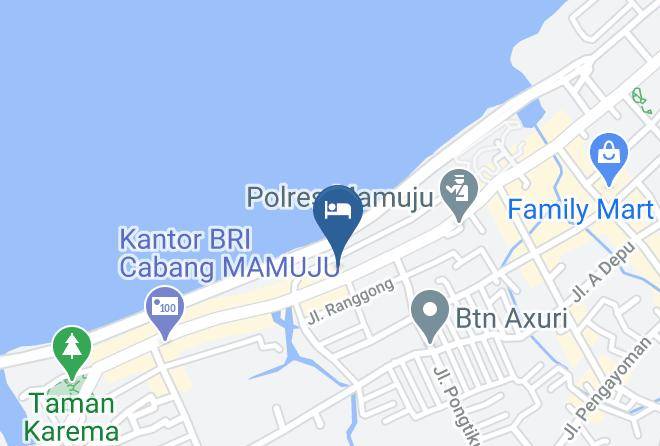 Mamuju Regency - Hotel Mamuju Beach Maps