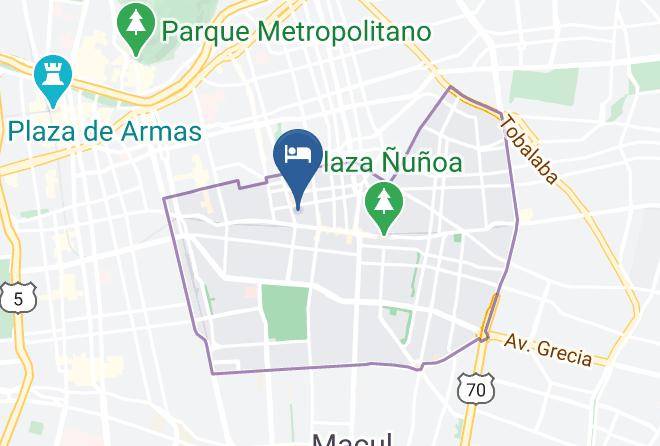 Santiago - Hotel Managua Maps