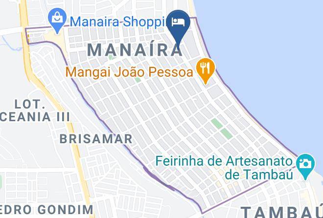 Joao Pessoa - Hotel Manaira Maps