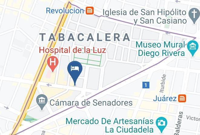 Cuauhtemoc - Hotel Manalba Maps