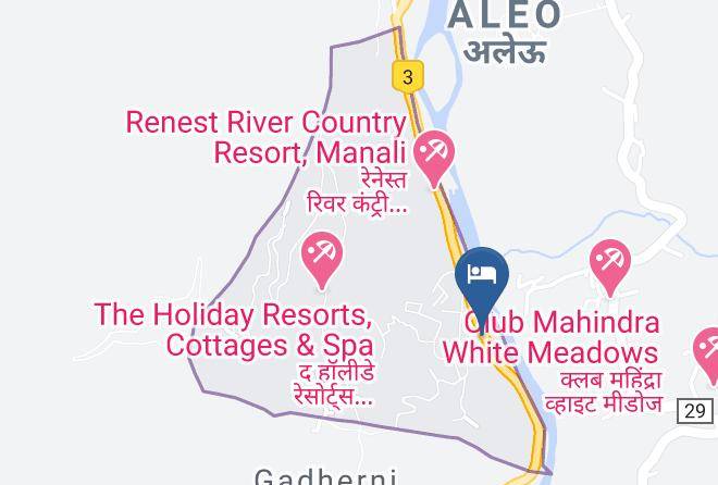 Hotel Manali Palace Manali Distt Kullu Himachal Pardesh Map