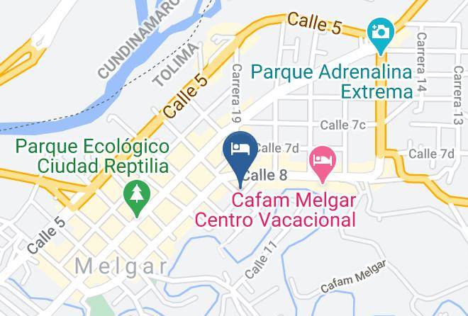 Melgar - Hotel Manantial Maps