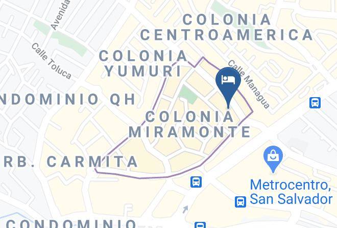 San Salvador - Hotel Manantiales Maps