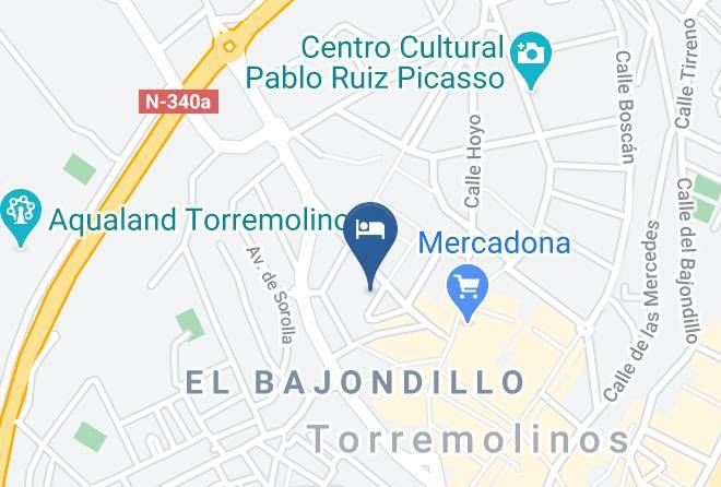 Malaga - Hotel Manantiales Maps