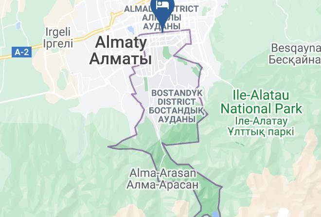 Almaty City - Hotel Manas Maps