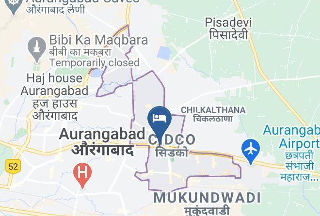 Aurangabad - Hotel Manasi Maps