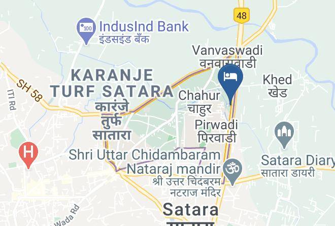 Satara - Hotel Manasi Royal Maps