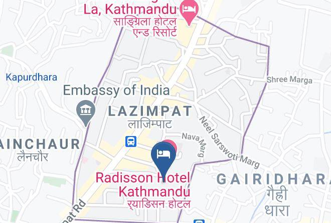 Kathmandu - Hotel Manaslu Maps