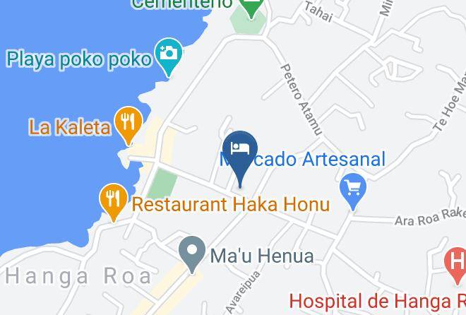 Easter Island - Hotel Manavai Maps