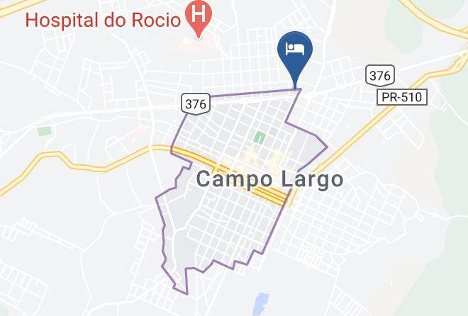 Campo Largo - Hotel Manayara Maps