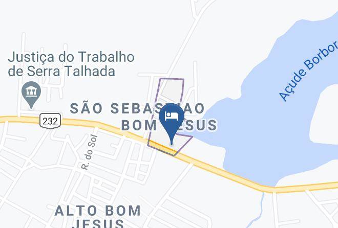 Serra Talhada - Hotel Mandacaru Maps