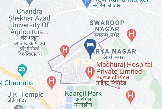 Kanpur - Hotel Mandakini Plaza Maps