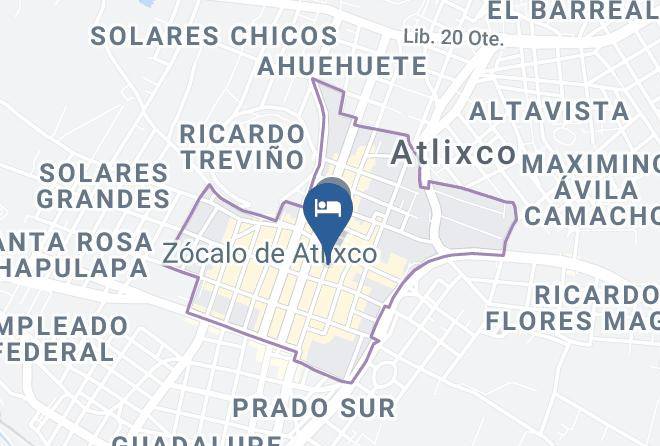 Atlixco - Hotel Mandala Atlixco Maps