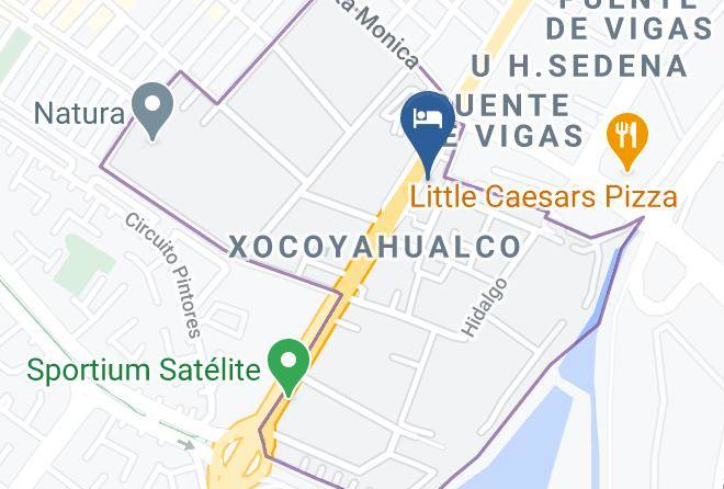 Tlalnepantla De Baz - Hotel Mandarin Carton Maps