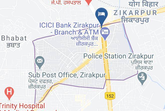 Zirakpur - Hotel Mandarin Square Maps