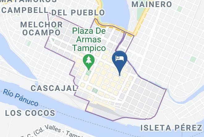Tampico - Hotel Mandarin Maps