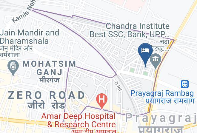 Allahabad - Hotel Mandiram Maps