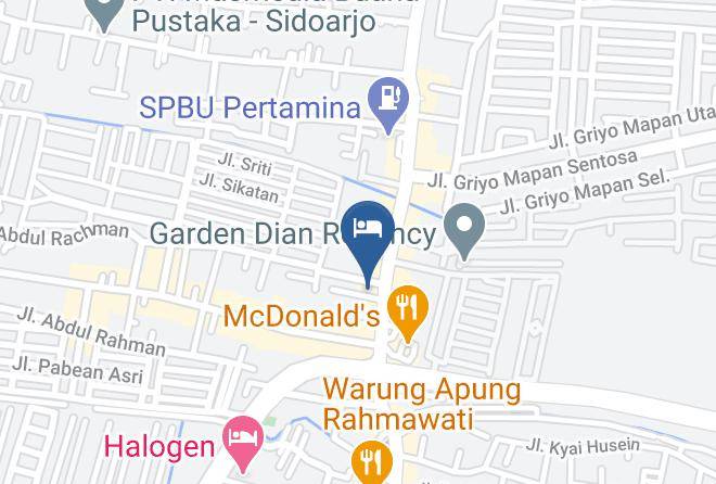 Hotel Mandiri Map