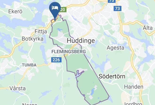 Huddinge - Hotel Manen Maps