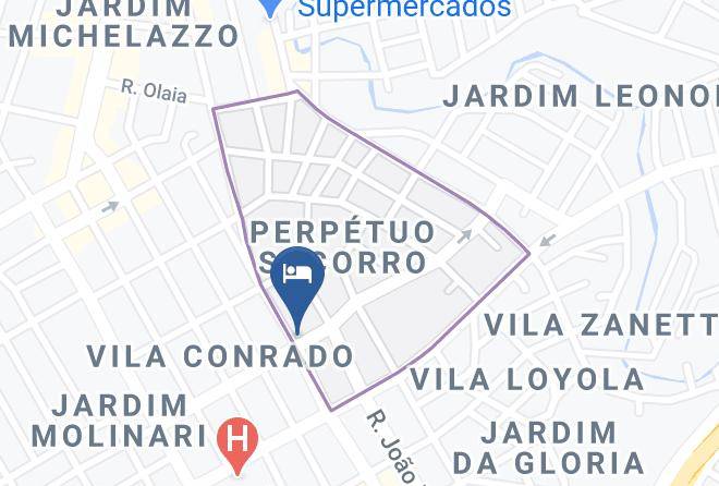 Sao Joao Da Boa Vista - Hotel Manezinhos Palace Maps