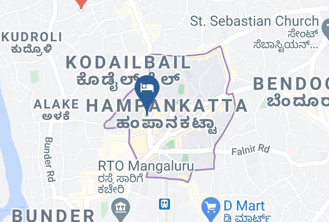 Mangalore - Hotel Mangalore International Maps