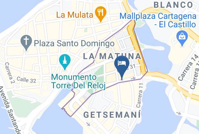 Cartagena De Indias - Hotel Mangata Maps