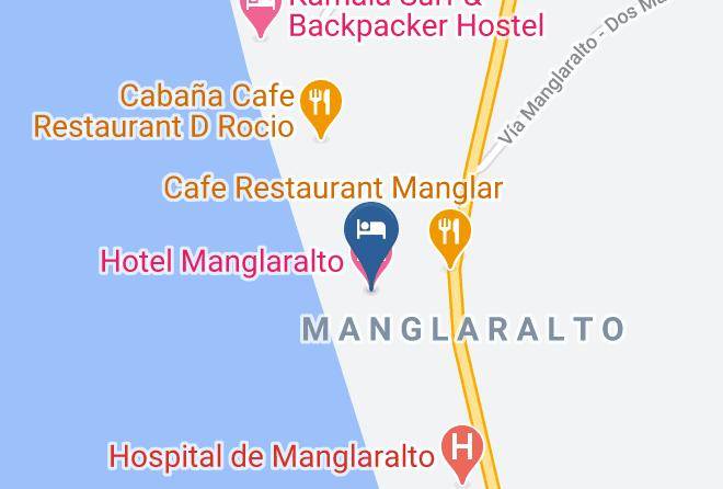 Hotel Manglaralto Map