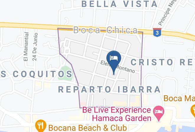 Boca Chica - Hotel Mango Maps