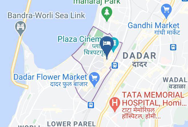 Mumbai - Hotel Manhar Dadar Maps