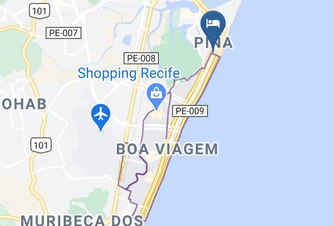 Recife - Kastel Manibu Recife Hotel Maps