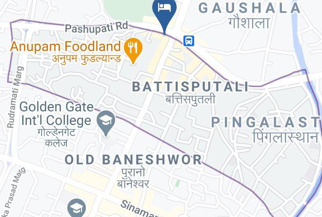 Kathmandu - Hotel Manishankar Pvt Ltd Maps