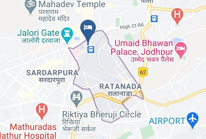 Jodhpur - Hotel Mannat Maps