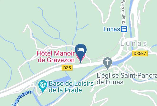 Herault - Hotel Manoir De Gravezon Maps