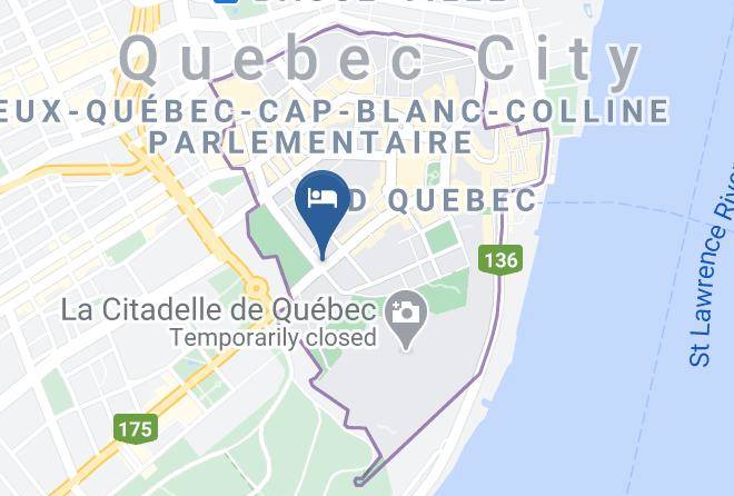 Capitale Nationale - Hotel Manoir De Lesplanade Maps