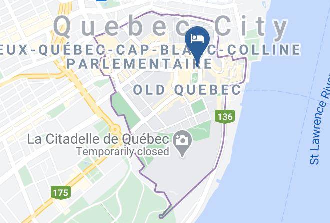 Hotel Manoir Morgan Map