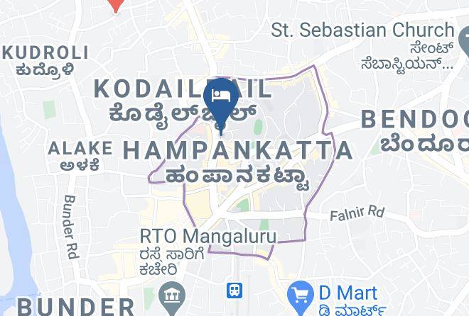 Mangalore - Hotel Manorama Maps