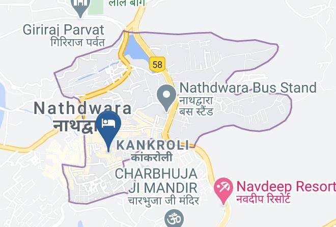 Nathdwara - Hotel Manorath Maps