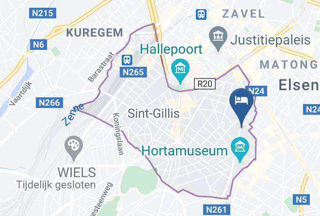 Sint Gillis - Hotel Manos Premier Maps