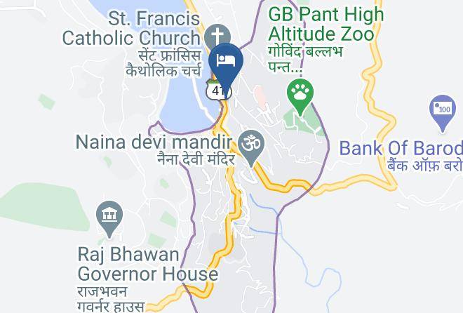 Naini Tal - Hotel Mansarovar Maps