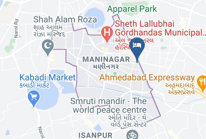 Ahmadabad - Hotel Mansarovar Maps